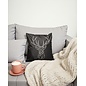 Graphic Deer Kussenhoes | 45x45 cm | Katoen/Linnen
