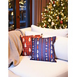 Tartan Christmas Tree Kussenhoes | 45x45 cm | Katoen/Linnen