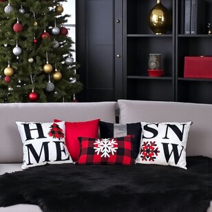 Uni Rood Kussenhoes | 45x45 cm | Katoen/Polyester