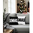 XMAS Black Kussenhoes | 45x45 cm | Katoen/Polyester
