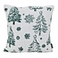 NOVÉE Frosty Forest Wit | 45 x 45 cm | Kussenhoes | Polyester