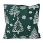 Frosty Forest Groen Kussenhoes | 45x45 cm | Polyester