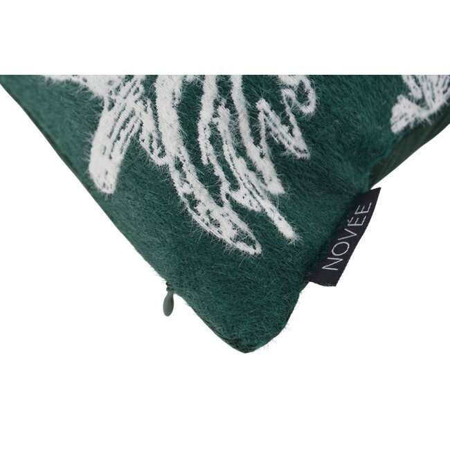 Frosty Forest Groen Kussenhoes | 45x45 cm | Polyester