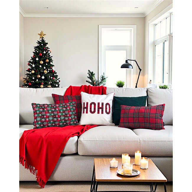 Classic Tartan Kussenhoes | 45x45 cm | Polyester