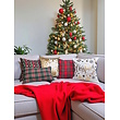 Balls & Snowflakes Kussenhoes | 45x45 cm | Katoen/Polyester