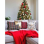 Balls & Snowflakes Kussenhoes | 45x45 cm | Katoen/Polyester