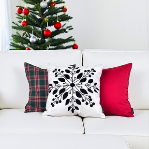 Zara Rood - Outdoor Kussenhoes | 45x45 cm | Polyester