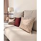 Velvet Glossy Zazi Goud Kussenhoes | 45x45 cm | Polyester
