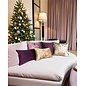 Velvet Gold Snow Kussenhoes | 45x45 cm | Fluweel/Polyester
