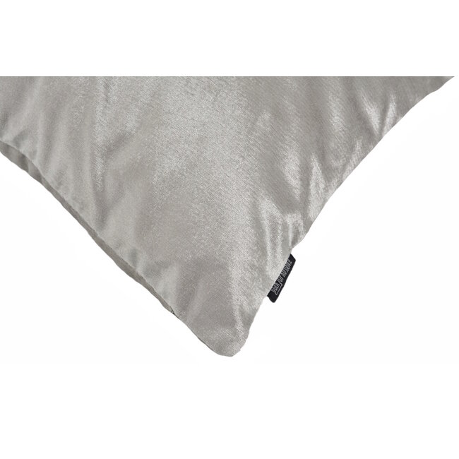 Velvet Zilver Kussenhoes | 45x45 cm | Polyester