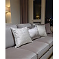 Velvet Zilver Kussenhoes | 45x45 cm | Polyester