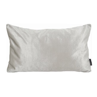 Gek op kussens! Velvet Zilver Kussenhoes | 30x50 cm | Polyester
