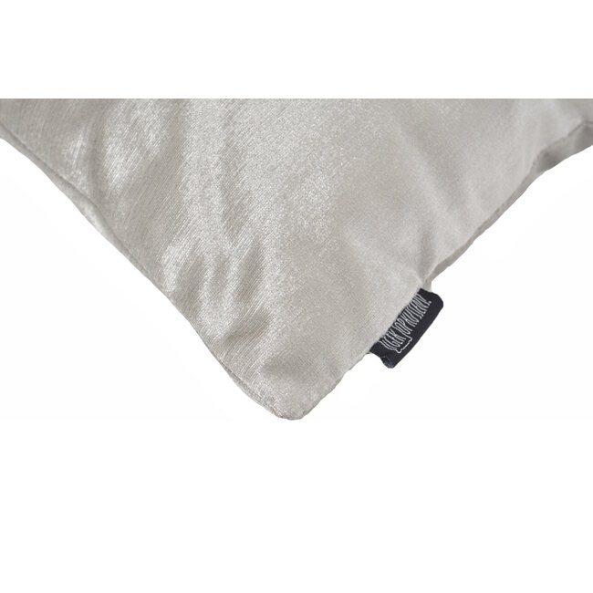 Sierkussen Velvet Zilver Long | 30 x 50 cm | Velvet/Polyester