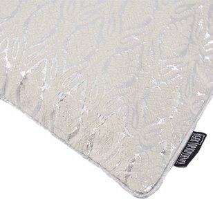 Oona White/Silver Kussenhoes | 45x45 cm | Polyester
