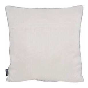 Oona White/Silver Kussenhoes | 45x45 cm | Polyester