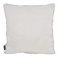 Oona White/Silver Kussenhoes | 45x45 cm | Polyester
