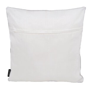 Sierkussen Nura White / Silver | 45 x 45 cm | Polyester