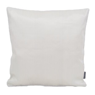Sierkussen Nura White / Silver | 45 x 45 cm | Polyester