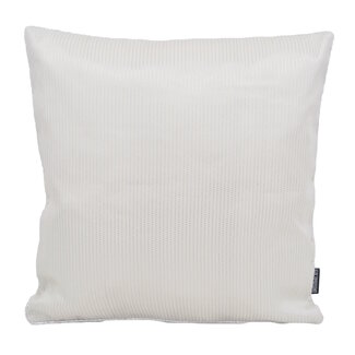 Gek op kussens! Nura White/Silver Kussenhoes | 45x45 cm | Polyester