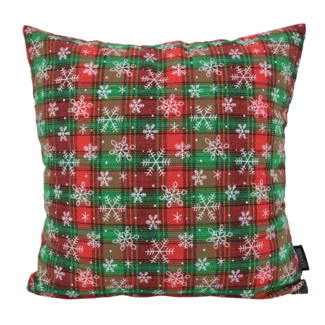 Gek op kussens! Sierkussen Glow Tartan | 45 x 45 cm | Polyester