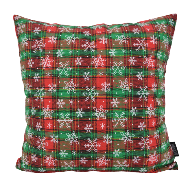 Sierkussen Glow Tartan | 45 x 45 cm | Polyester