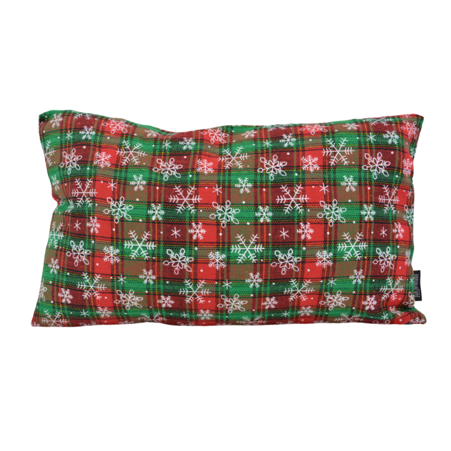 Sierkussen Glow Tartan | 30 x 50 cm | Polyester