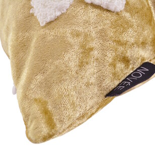 Sierkussen Velvet Gold Snow | 45 x 45 cm | Fluweel/Polyester