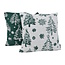 Sierkussen Frosty Forest Groen | 45 x 45 cm | Polyester