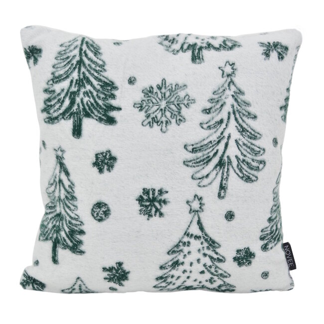 Sierkussen Frosty Forest Wit | 45 x 45 cm | Polyester