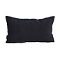 Velvet Swirl Zwart/Wit Kussenhoes | 30x50 cm | Polyester
