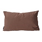 Velvet Swirl Beige/Bruin Kussenhoes | 30x50 cm | Polyester