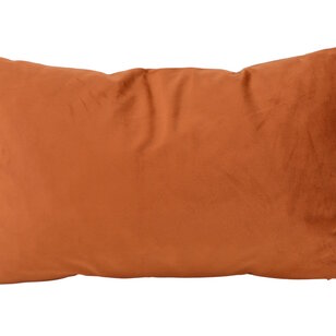 Velvet Swirl Goldbraun / Terrakotta Kissenbezug | 30x50 cm | Polyester