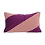NOVÉE Velvet Swirl Oudroze / Aubergine | 30 x 50 cm | Kussenhoes | Polyester