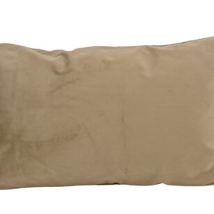 Velvet Swirl Olivgrün/Taupe Kissenbezug | 30x50 cm | Polyester
