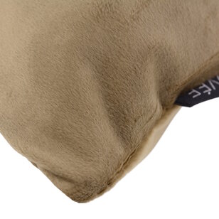 Velvet Swirl Olivgrün/Taupe Kissenbezug | 30x50 cm | Polyester