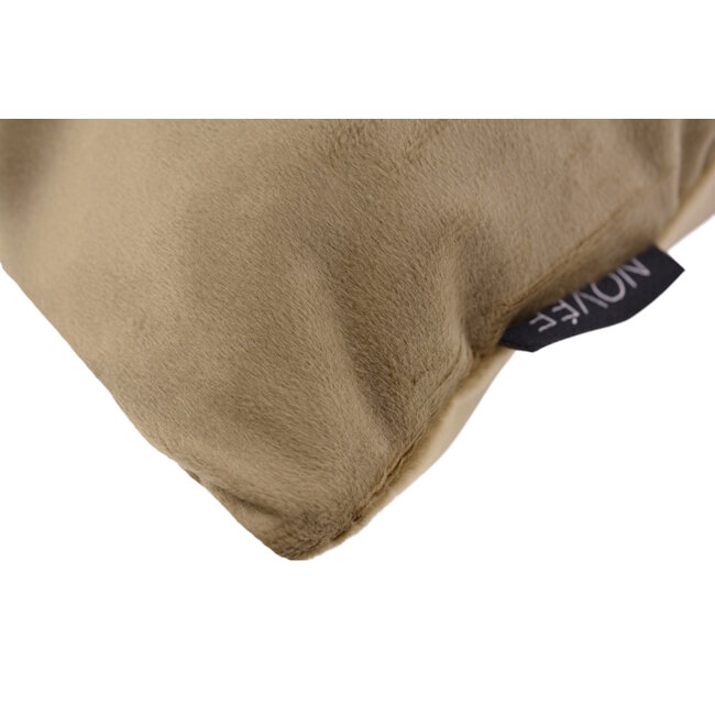 Velvet Swirl Olivgrün/Taupe Kissenbezug | 30x50 cm | Polyester