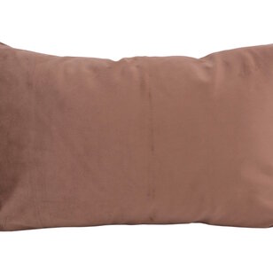 Velvet Swirl Kastanien/Mokka Kissenbezug | 30x50 cm | Polyester