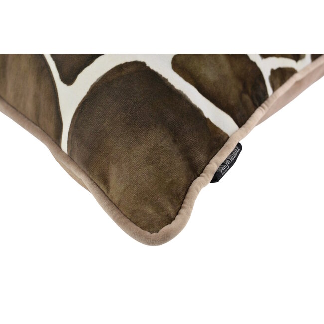 Velvet Giraffe Print | 45 x 45 cm | Kussenhoes | Velvet/Polyester