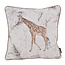 Sierkussen Velvet Giraffe | 45 x 45 cm | Velvet/Polyester