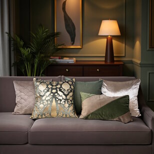 Velvet Shell Taupe Kussenhoes | 45x45 cm | Velvet/Polyester