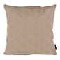 Velvet Shell Taupe Kussenhoes | 45x45 cm | Velvet/Polyester