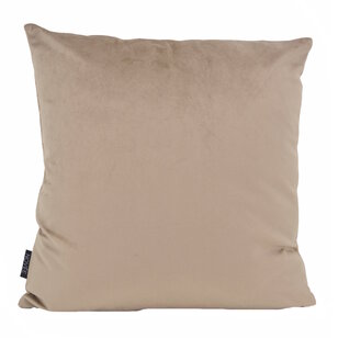 Velvet Shell Taupe Kussenhoes | 45x45 cm | Velvet/Polyester