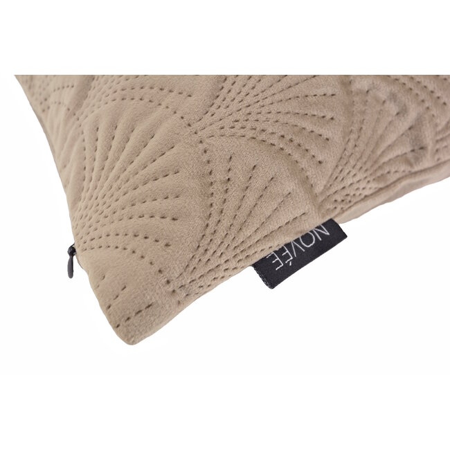 Sierkussen Velvet Shell Taupe | 45 x 45 cm | Velvet / Polyester