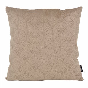 Sierkussen Velvet Shell Taupe | 45 x 45 cm | Velvet / Polyester