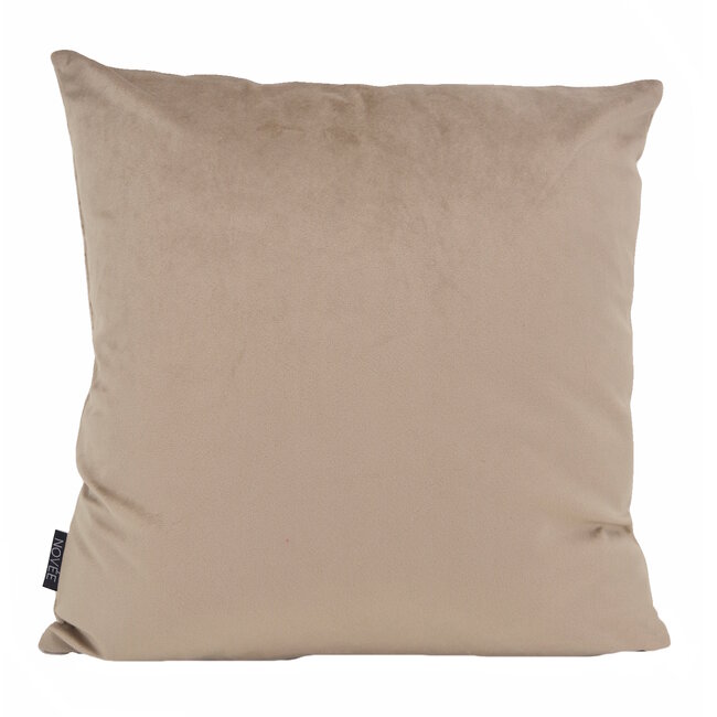 Sierkussen Velvet Shell Taupe | 45 x 45 cm | Velvet / Polyester
