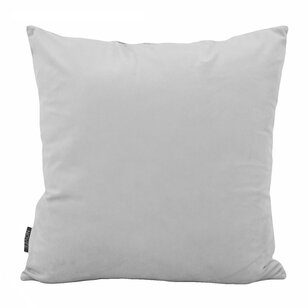 Sierkussen Velvet Shell Zilvergrijs | 45 x 45 cm | Velvet / Polyester