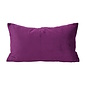 Sierkussen Velvet Swirl Oudroze/Aubergine | 30 x 50 cm | Polyester