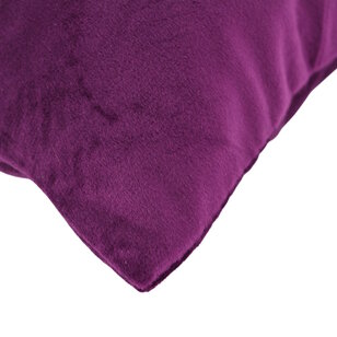 Sierkussen Velvet Swirl Oudroze/Aubergine | 30 x 50 cm | Polyester