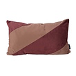 Sierkussen Velvet Swirl Kastanje / Mokka | 30 x 50 cm | Polyester