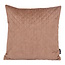 Nera Velvet Brown Kussenhoes | 45x45 cm | Polyester